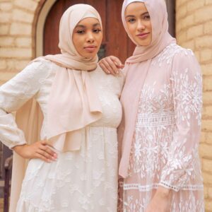 Melanie Embossed Maxi Dress - Cream