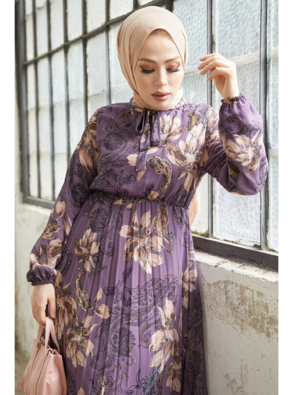 Purple - Modest Dress - In Style